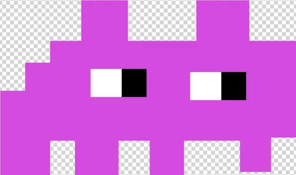 Space Monster Purple - Pattern