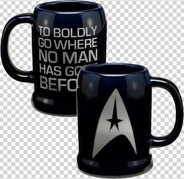 Star Trek Starfleet Insignia Stein
