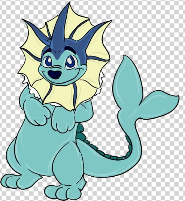 Vaporeon - Cartoon