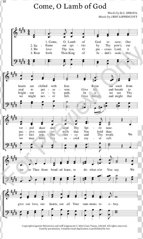 Come O Lamb Of God Thumbnail