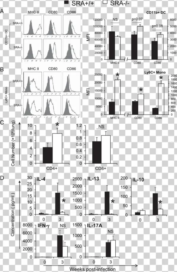 Effect Of Sra On Pulmonary Immune Polarization