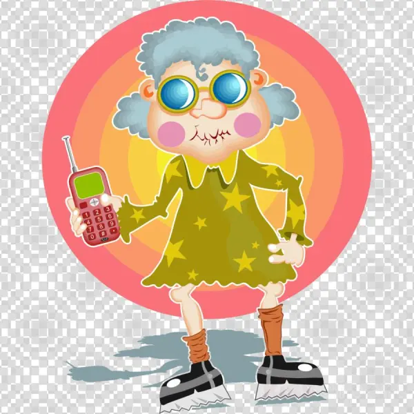 Groovy Granny Clipart Stock Photography Clip Art