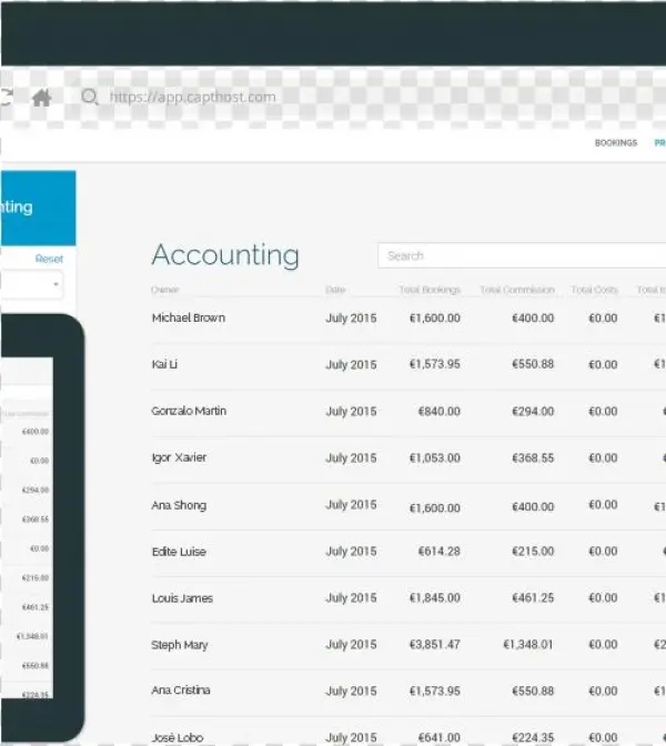 Invoices Homepage Capthost Short Term Rental Agency