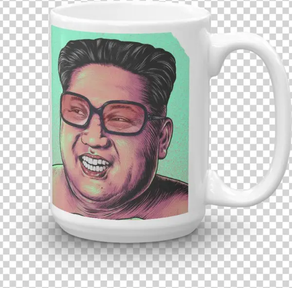 Kim Jong Un Happy Supreme Leader Funny Political Mug