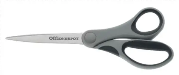 Office Depot Scissors, 26cm, Black