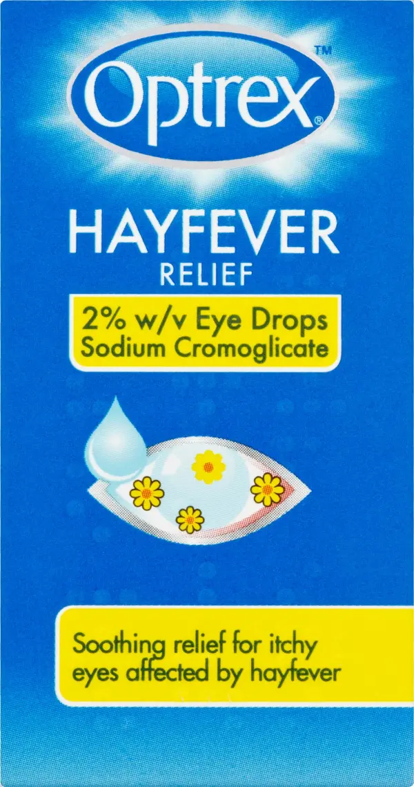 Optrex Hayfever Relief Drops, 10ml