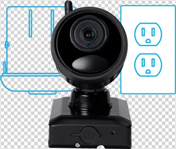 Plug In Hybrid Wire-free Security Camera