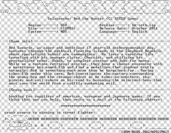 Solatorobo Red The Hunter Usa Nds-hadouken