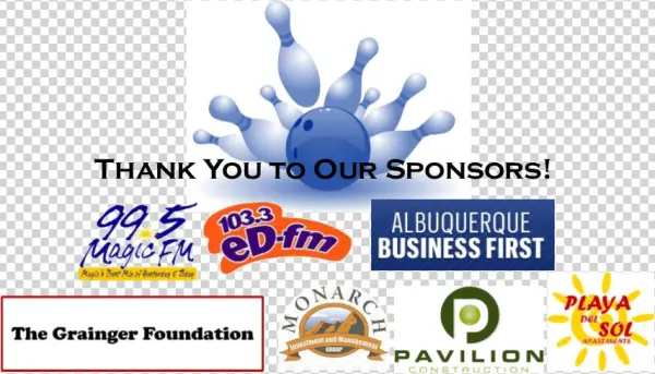 Thank You Sponsors Website