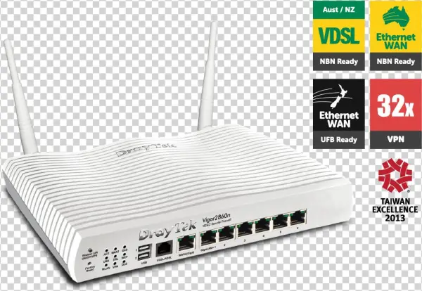 Vigor2860n Vdsl Ethernet Wan Nbn Icons