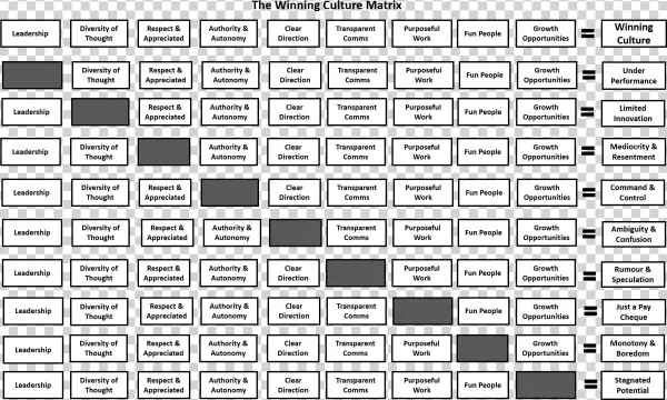 Winning Culture Matrix