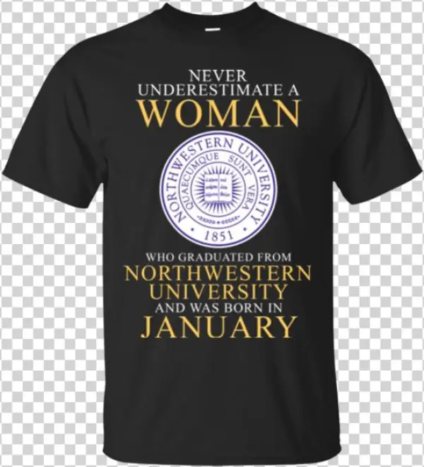 Woman T Shirts Graduated From Northwestern University