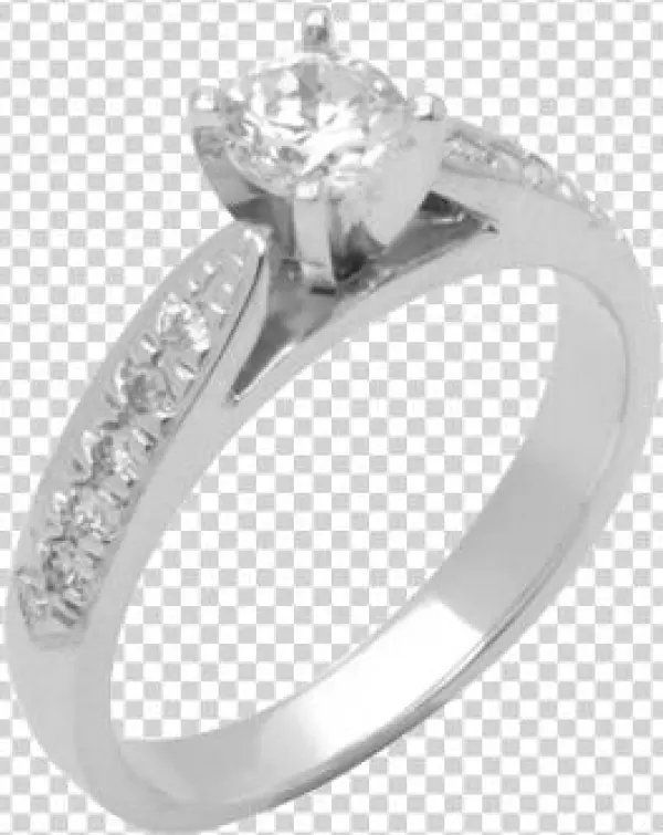 14k White Gold Diamond Ring D2135