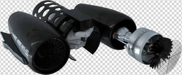 2 Fans Mounted On Each Arm And Leg With A Trigger For