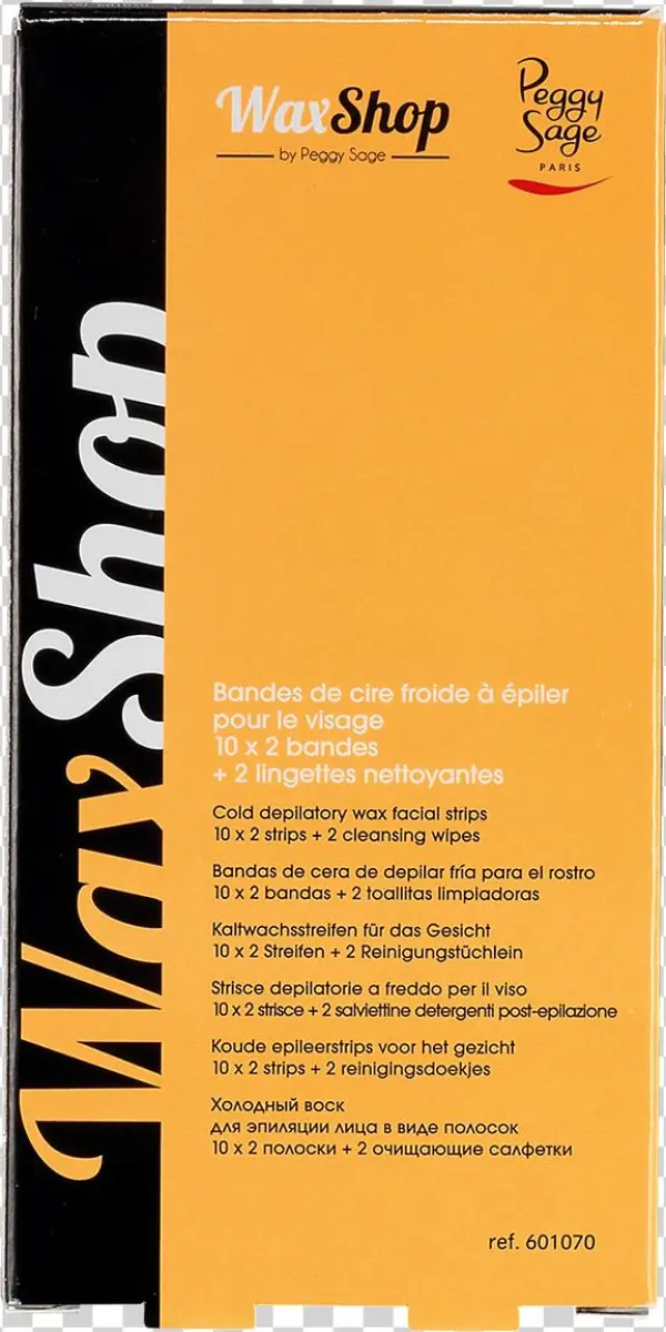 Cold Depilatory Wax Facial Strips