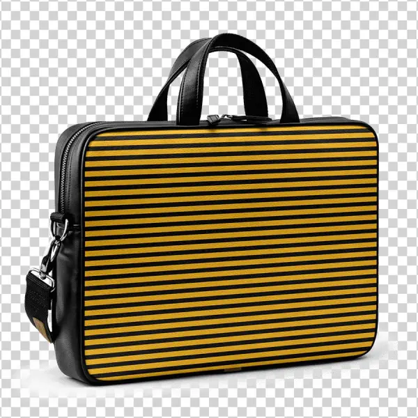 Dailyobjects Ochre Pinstripes City Compact Messenger