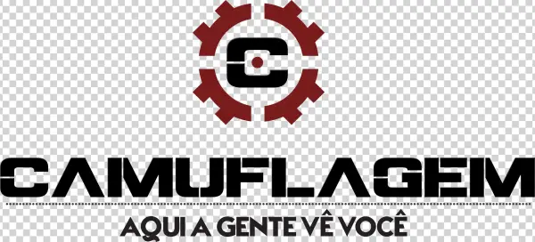 Logo Camuflagem Sem Textura Fundo Branco