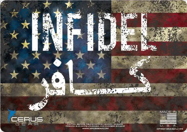 Patriotic Firearm Maintenance Pad Infidel