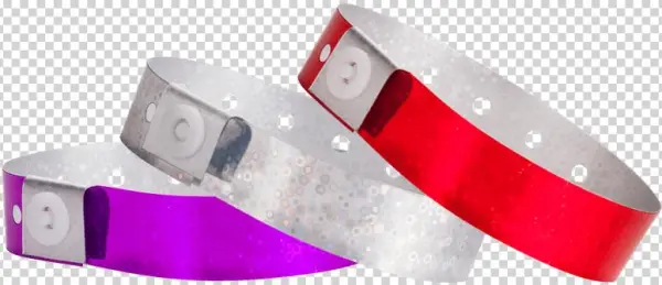 Plastic Wristbands - Holographic