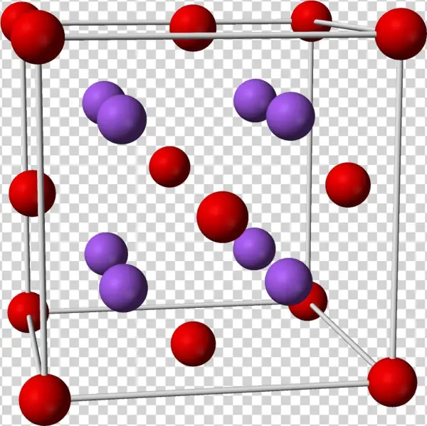 Sodium Oxide Unit Cell 3d Balls A