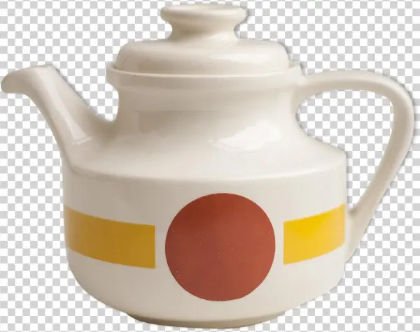 Vintage Teapot, Portuguese Ceramic Sado