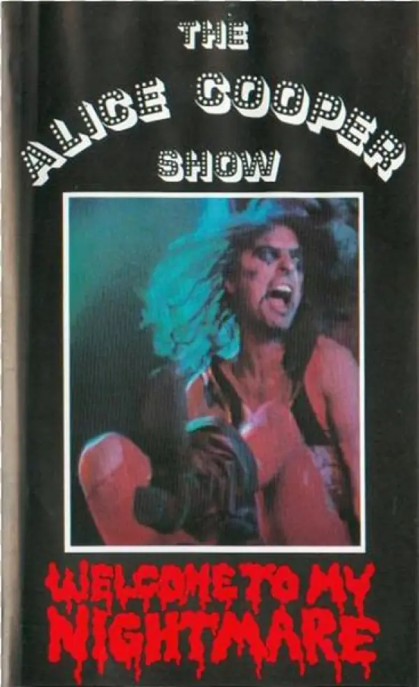 1975 Welcome To My Nightmare Vhs/dvd