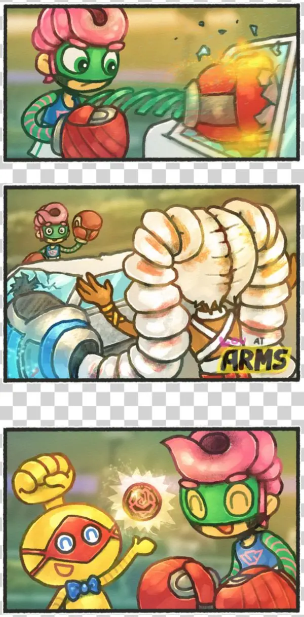 Arms Comic By Louivi