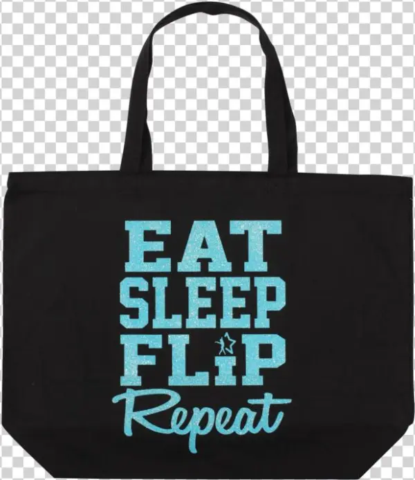Eat Sleep Flip Repeat Tote Bag
