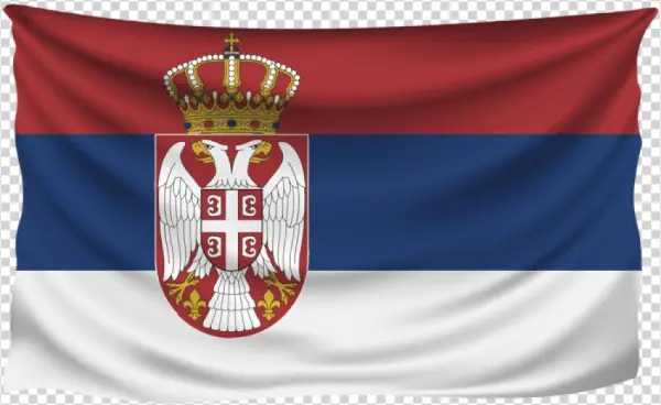 Free Png Download Serbia Wrinkled Flag Clipart Png