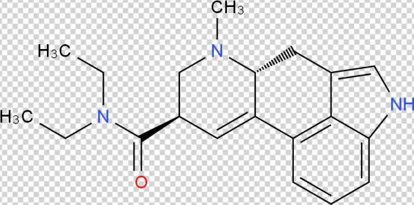 Lysergic Acid Diethylamide Molecular Structure Cas