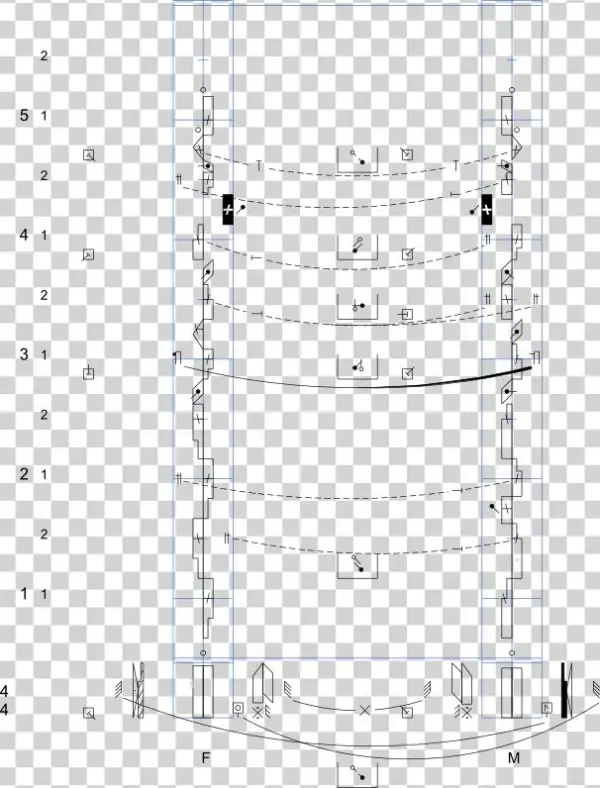 Notation Of Basic Movements Of Argentine Tango