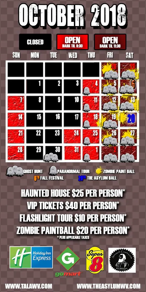 October 2017 Calendar