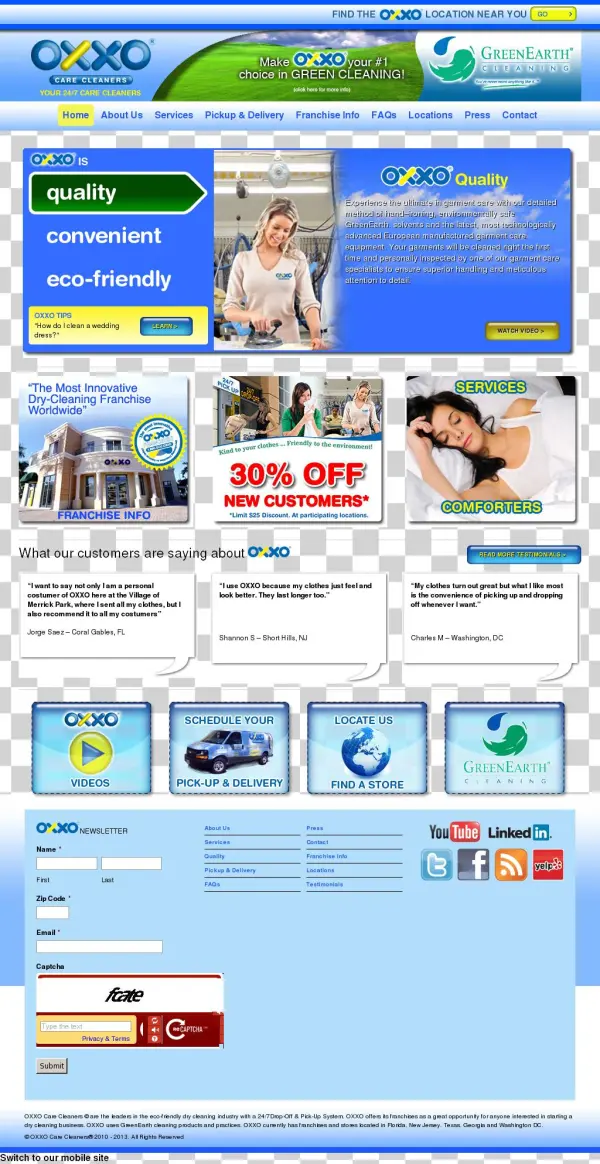 Oxxo Care Cleaners Competitors, Revenue And Employees