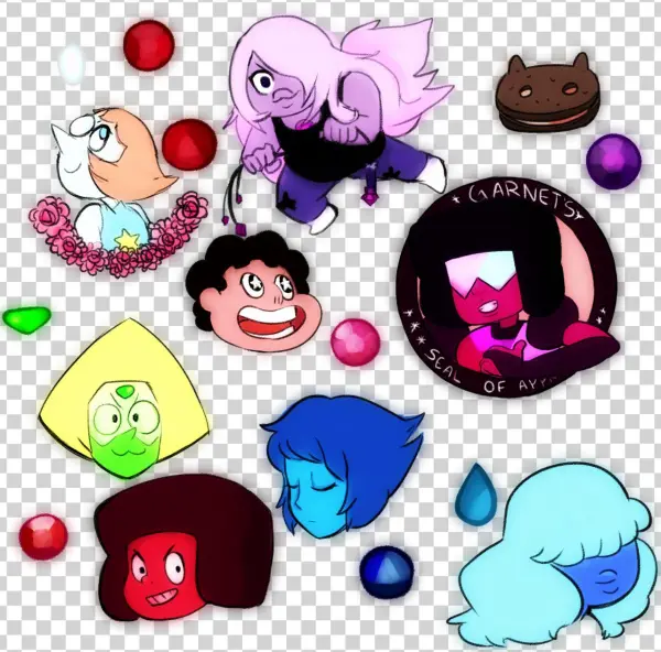 Ruby And Sapphire Lapiz Lazuli Peridot Garnet Steven