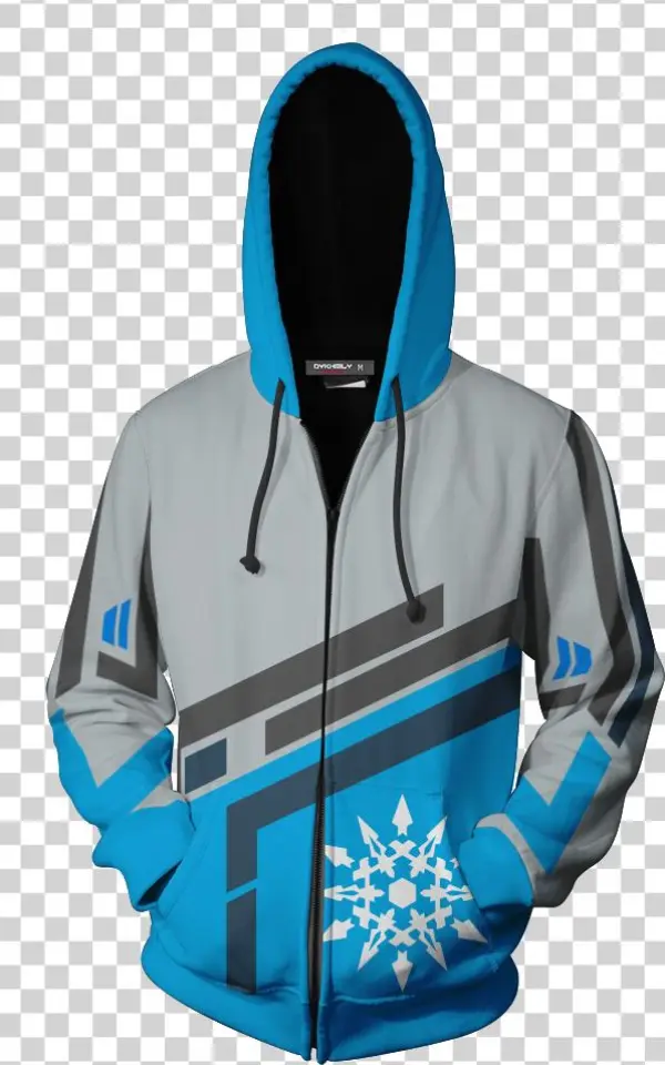 Rwby Weiss Schnee Zip Up Hoodie Fullprinted Zip Up