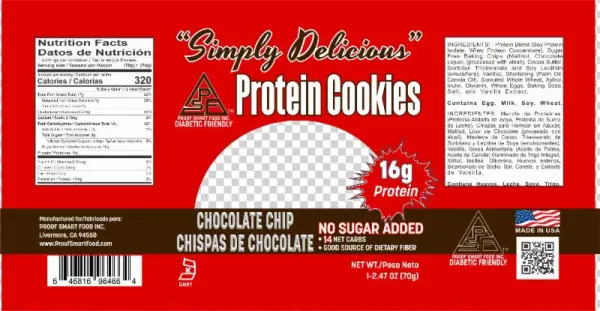 Simply Delicious No Added Sugar Protein Cookies With