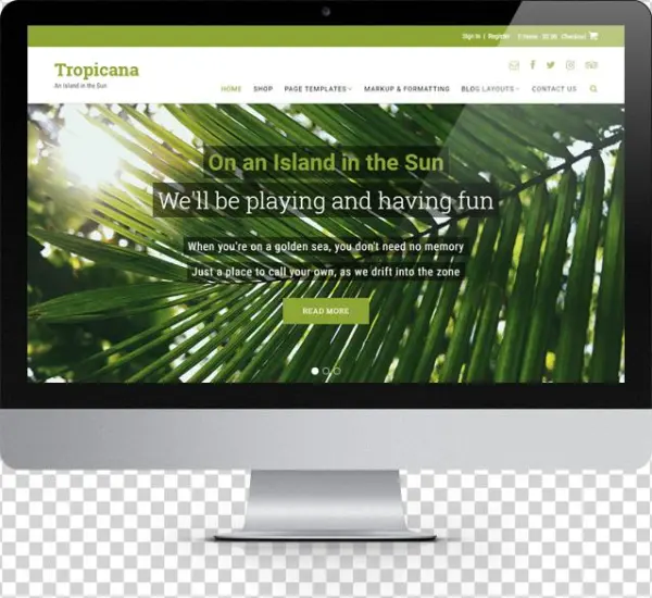 Tropicana Wordpress Theme