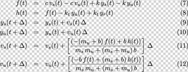 After Applying Euler's Forward Method, The Equations