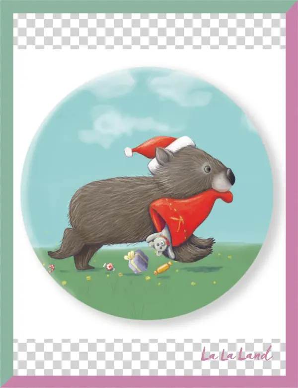 Bamboo Single Plate Christmas Treasure Ba Rt02 1