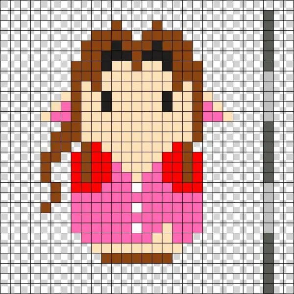 Final Fantasy Perler Bead Pattern