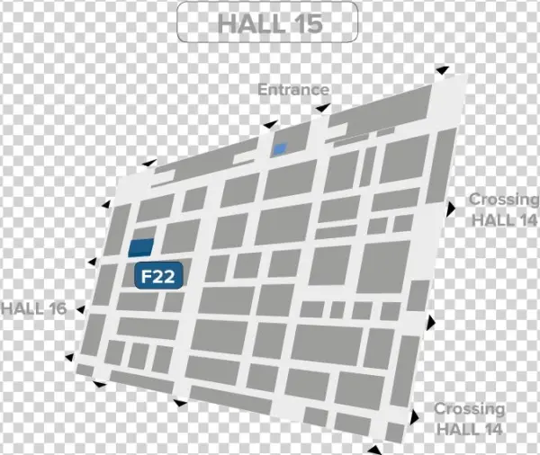 Hall 15 Stand F22