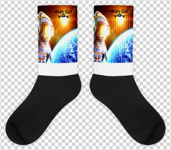 Man On The Moon Socks
