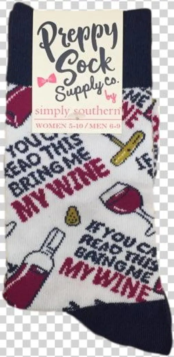 Simply Southern Wine Sock