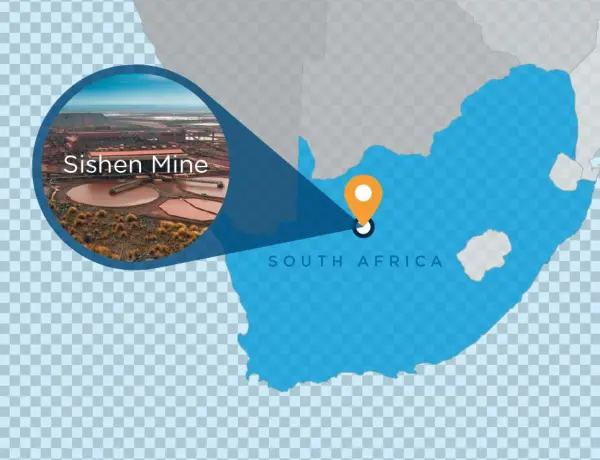 The Location Of The Sishen Mine In South Africa