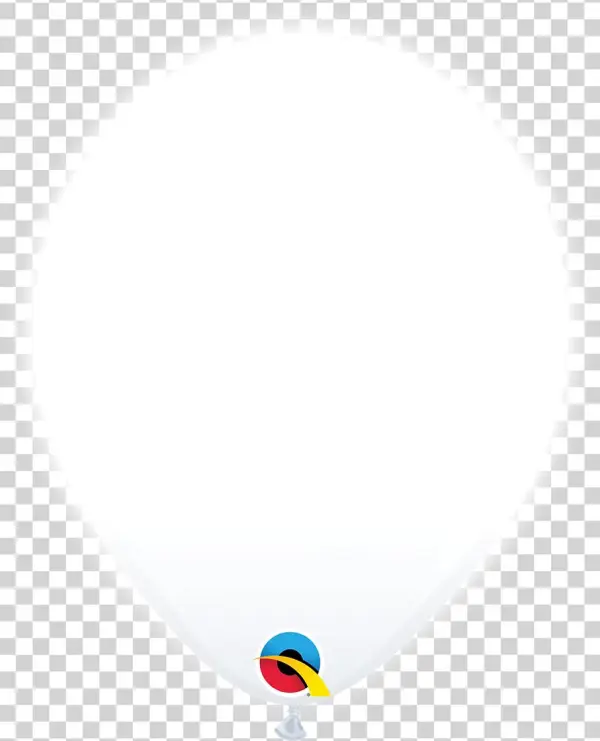 11" Q-lite White 5 Count Qualatex Light Up Latex Balloons