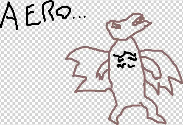 Aerodactyl - Cartoon