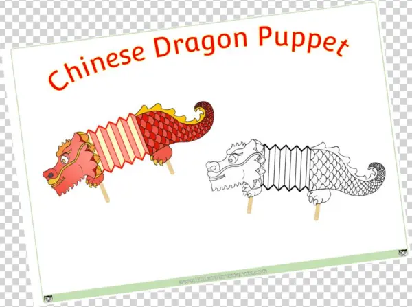 Chinese Dragon Puppet - Poster