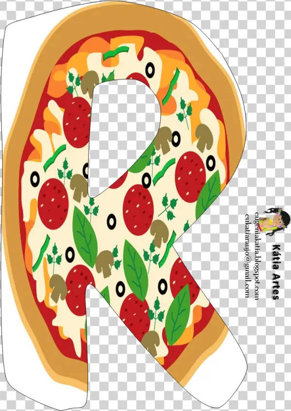 English Letter, Pizza Party, Lowercase