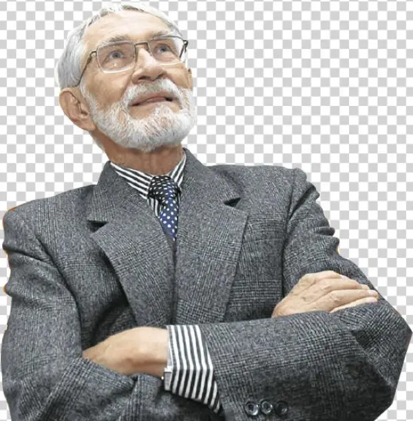 Retrato Artista Pintor Maestro Anibal Gin Medellin - Senior Citizen