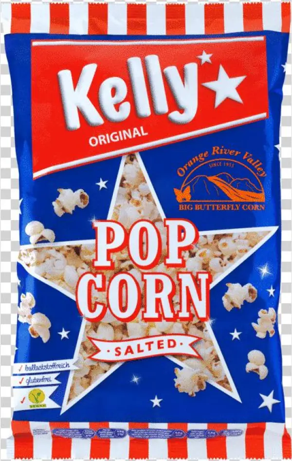 Verpackung Von Kelly Popcorn Salted - Kelly's